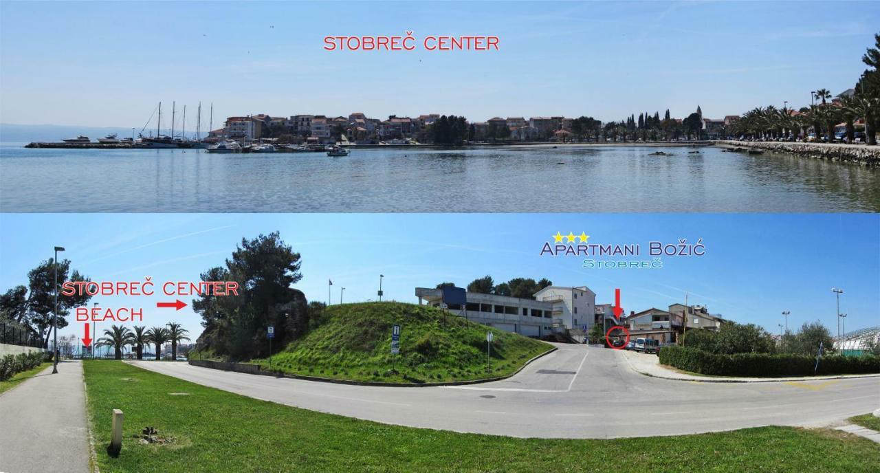 Apartmani Bozic Стобреч Екстер'єр фото